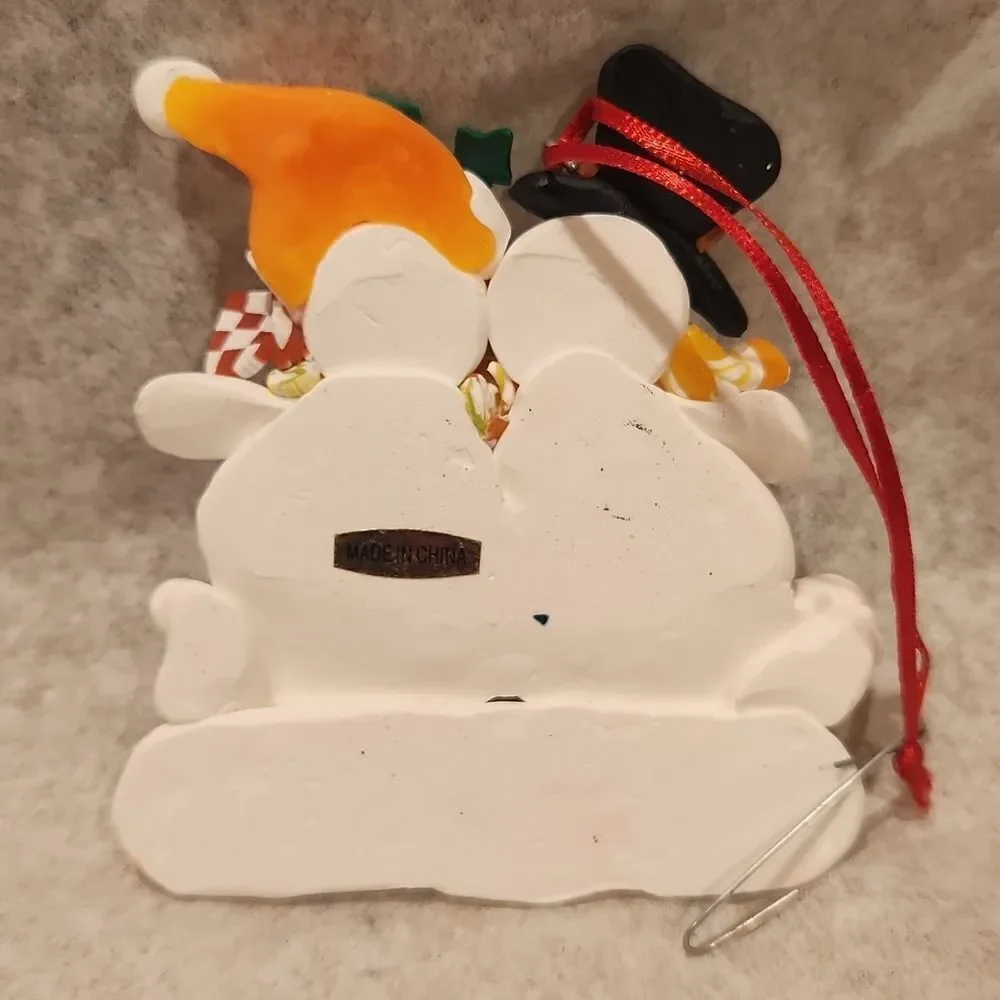 Snowman Best Friends Christmas Ornament
